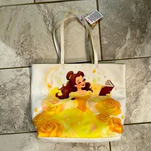 Disney Beauty and the Beast and the Little Mermaid reversible bag
